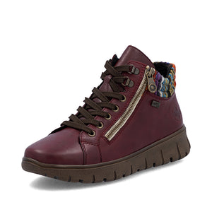 Rieker N1305- Ladies Ankle boot in Wine | Rieker Shoes | Wisemans | Bantry | Shoe Shop | Munster