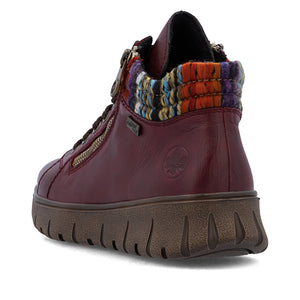 Rieker N1305- Ladies Ankle boot in Wine | Rieker Shoes | Wisemans | Bantry | Shoe Shop | Munster