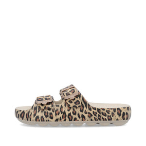 Rieker Evolution P2450 - Ladies Mule in Leopard Print | Rieker | Wisemans | Bantry | Shoe Shop | West Cork | Munster