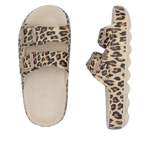 Rieker Evolution P2450 - Ladies Mule in Leopard Print | Rieker | Wisemans | Bantry | Shoe Shop | West Cork | Munster