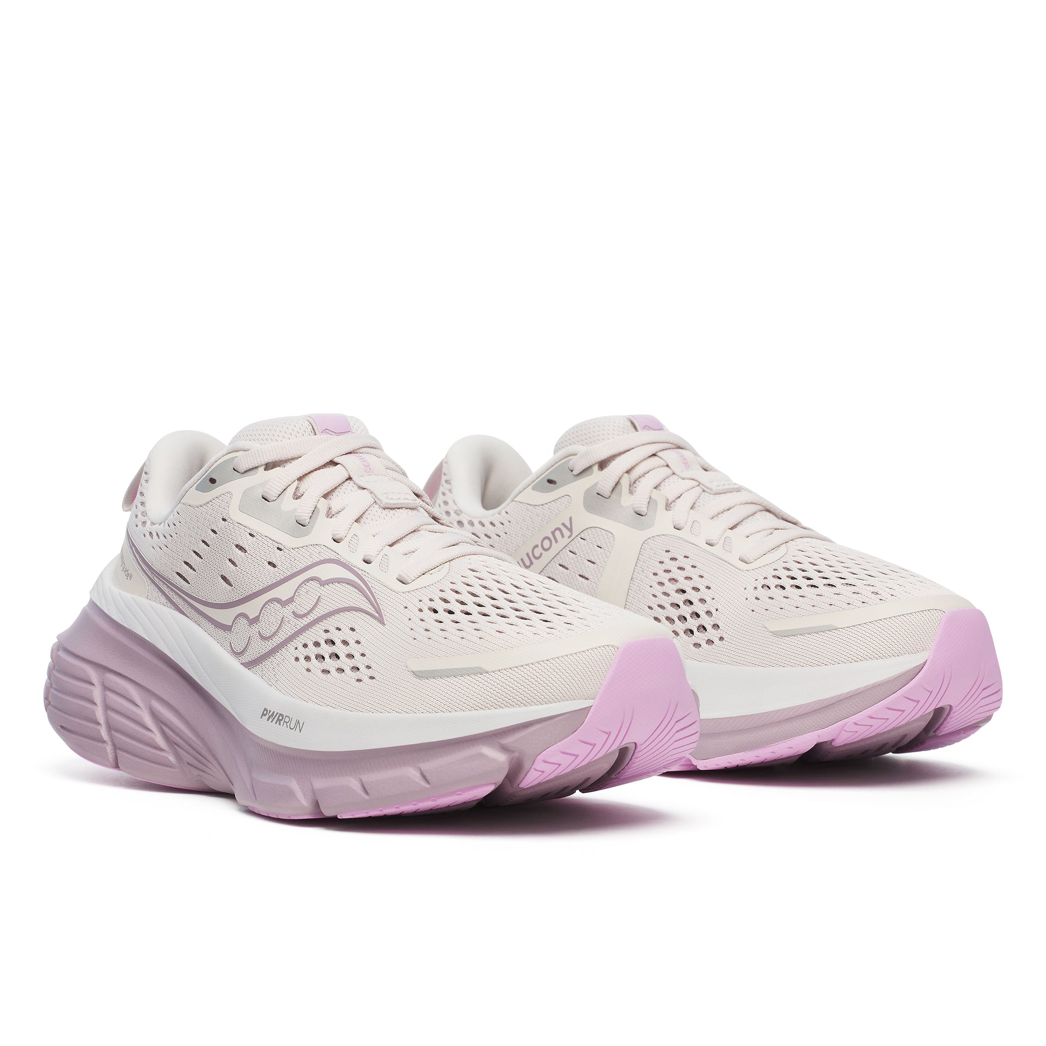 Saucony Guide 18 (S10998-142) - - Ladies Lace Trainer in Moon(Pale Pink) - Saucony Trainers | Wisemans | Bantry | Shoe Shop | West Cork | Munster