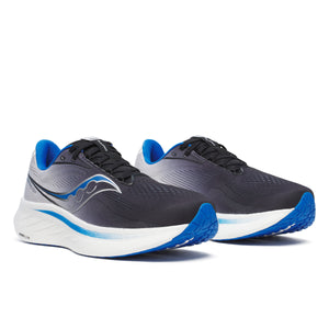 Saucony Ride 18 (S21000-160)- Mens Lace Trainer in Black/Sky | Saucony Trainers | Wisemans | Bantry | Shoe Shop | West Cork | Munster