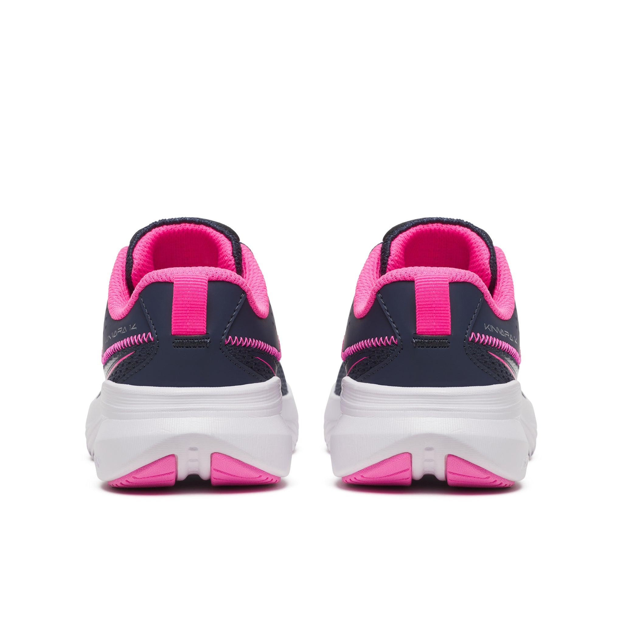 Saucony Kinvara (SK168051) - KIds Velcro Trainer in Navy/Pink | Saucony Trainers | Wisemans | Bantry | Shoe Shop | West Cork | Munster