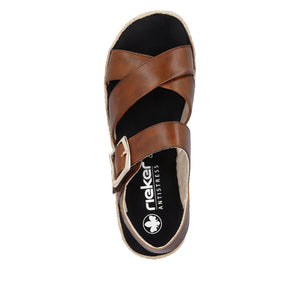 Rieker V7951 - Ladies Sandal in Brown .Rieker Shoes | Wisemans | Bantry | West Cork | Ireland