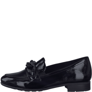 Jana 8-24260-41 - Ladies Loafer Slip On in Black Patent | Jana | Wisemans | Bantry | Shoe Shop | West Cork | Munster | Ireland