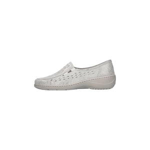 Waldlaufer Kya (607503 - Ladies Slip On in Silver . Waldlaufer Shoes | Wide Fit Shoes | Wisemans | Bantry | Co. Cork | Munster | SHoe Shop| Ireland