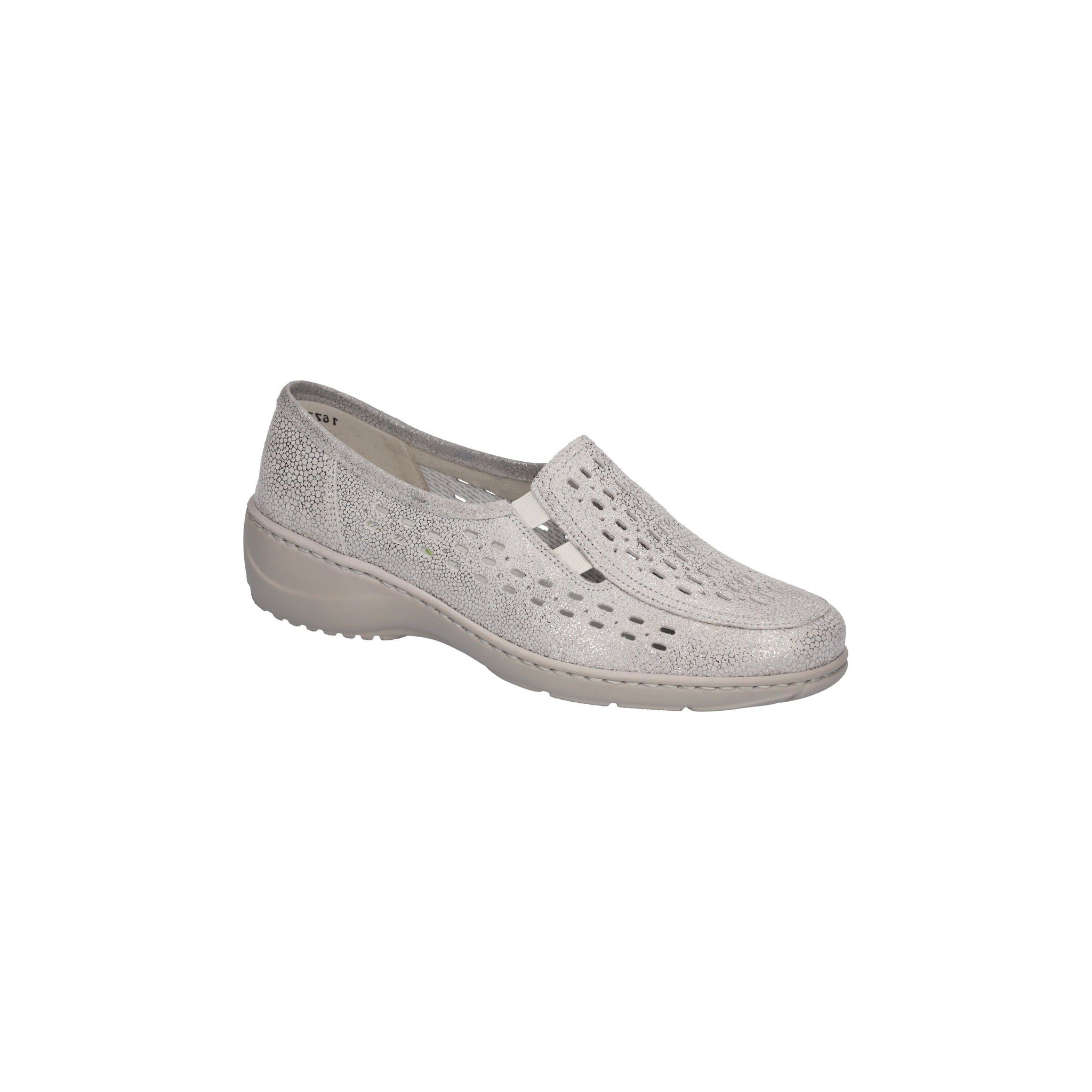 Waldlaufer Kya (607503 - Ladies Slip On in Silver . Waldlaufer Shoes | Wide Fit Shoes | Wisemans | Bantry | Co. Cork | Munster | SHoe Shop| Ireland