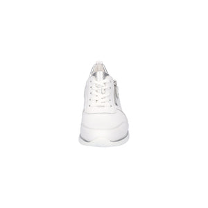 Waldlaufer Himona (980007)- Ladies Lace Trainer with Side Zip in White .Waldlaufer Shoes | Wide Fit| Wisemans | Bantry | Shoe Shop |&nbsp; West Cork | Munster| Ireland