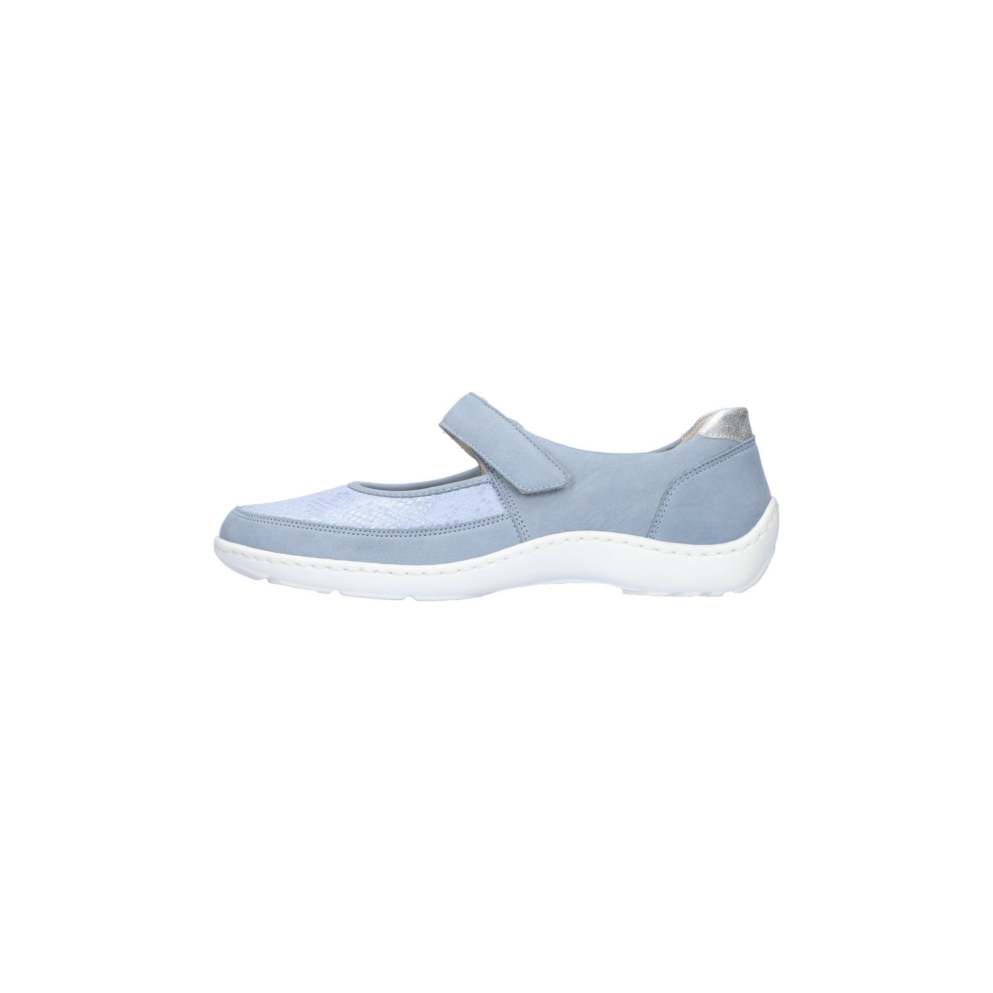 Waldlaufer Henni(496H33) - Ladies Velcro Shoe in Sky Blue |Waldlaufer Shoes | Wide Fit | Wisemans | Bantry | Shoe Shop | Munster | Ireland