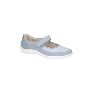Waldlaufer Henni(496H33) - Ladies Velcro Shoe in Sky Blue |Waldlaufer Shoes | Wide Fit | Wisemans | Bantry | Shoe Shop | Munster | Ireland