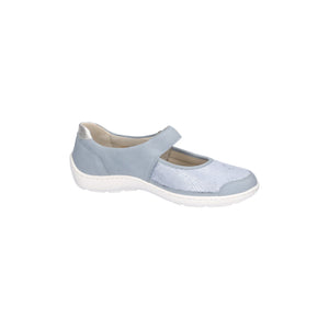 Waldlaufer Henni(496H33) - Ladies Velcro Shoe in Sky Blue |Waldlaufer Shoes | Wide Fit | Wisemans | Bantry | Shoe Shop | Munster | Ireland