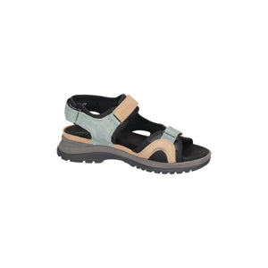Waldlaufer Sora - Ladies Walking Sandal in Toffee Multi