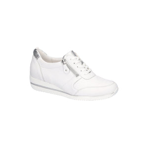 Waldlaufer Himona (980007)- Ladies Low Wedge Lace with Zip Shoe in White | Waldlaufer Shoes | Wide Fit | Wisemans | Bantry | Shoe Shop | Munster | Ireland