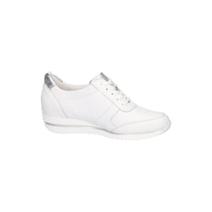 Waldlaufer Himona (980007)- Ladies Low Wedge Lace with Zip Shoe in White | Waldlaufer Shoes | Wide Fit | Wisemans | Bantry | Shoe Shop | Munster | Ireland