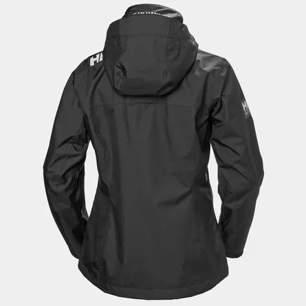 Helly Hansen Ladies Crew Midlayer - Ladies Jacket with Hood - Black