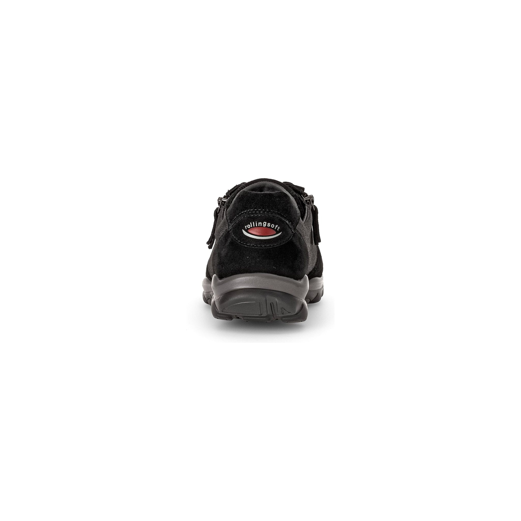 Gabor Fantastic (56.968.37) - Gabor Rolling Soft Lace trainer with Double Zip in Black | Gabor | Wisemans | Bantry | West Cork | Shoe Shop | Ireland