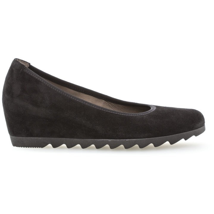 Gabor Request (05.320.17) - Ladies Wedge in Black Suede ..Gabor Ladies Shoes| Ladies Boots | Ladies Sandals | Wisemans | Bantry | West Cork | Ireland