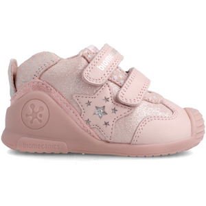 Biomecanics 222119 - Girls Pink Velcro Pre-Walker/ 1st Shoe