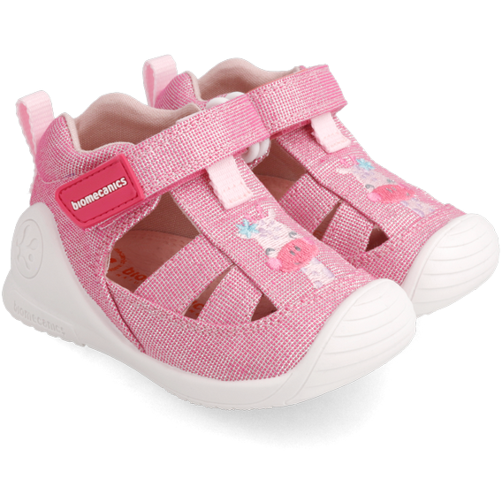 Biomecanics 222173 - Girls Pink Closed Toe Sandal . Childrens Personalised Fitting Service |Wisemans | Bantry | West Cork | Munster | Ireland