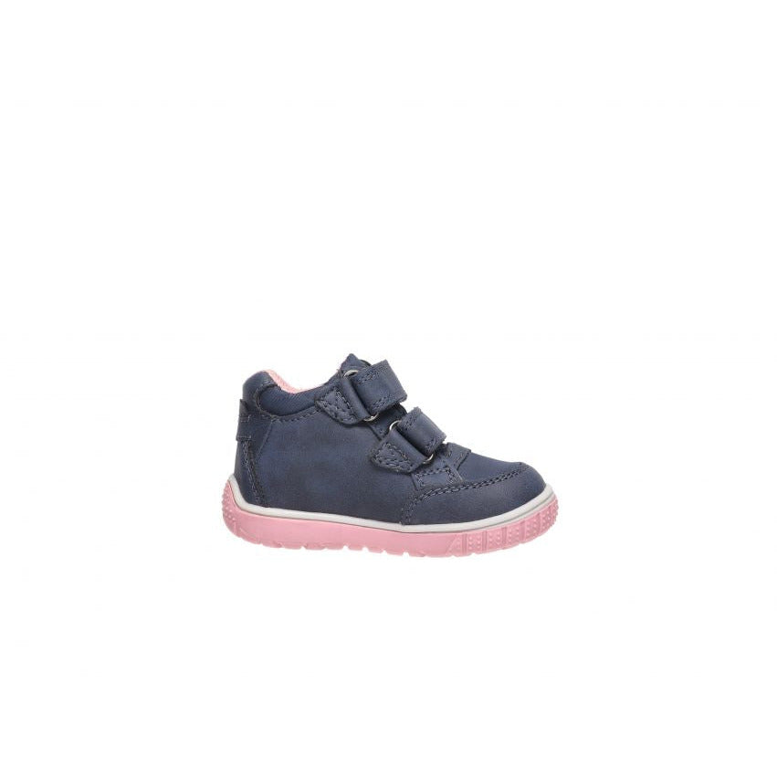 Lurchi Jera TEX(33-14469-42) - Kids Waterproof Velcro Boot in Navy/Pink .Lurchi | Kids Shoes | Wisemans | Bantry | West Cork | Munster | Ireland