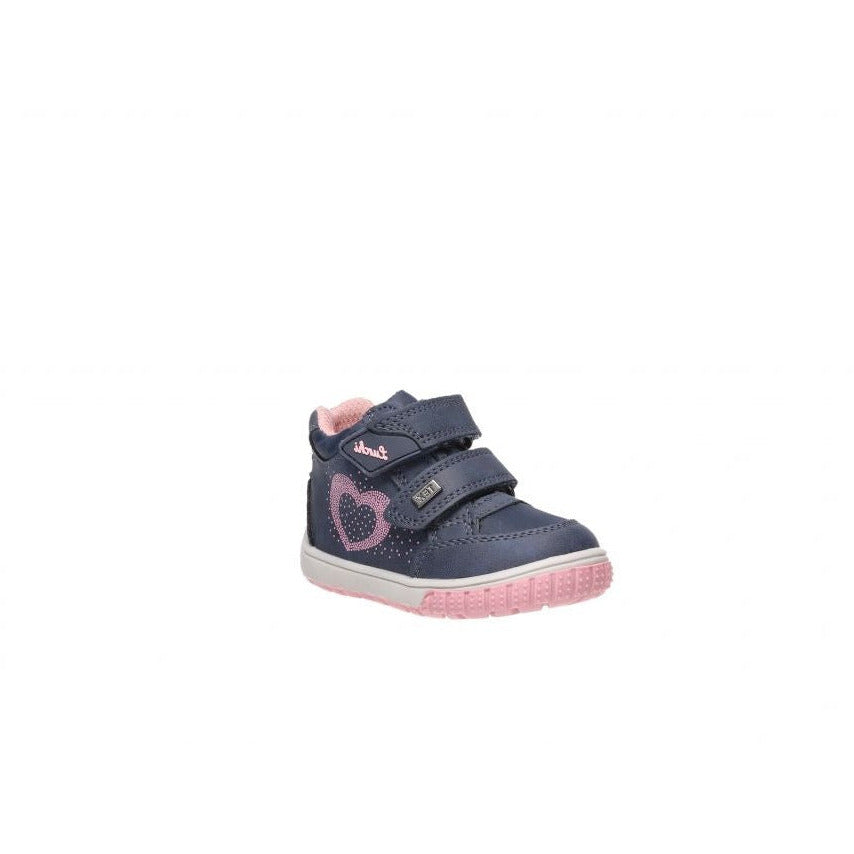Lurchi Jera TEX(33-14469-42) - Kids Waterproof Velcro Boot in Navy/Pink .Lurchi | Kids Shoes | Wisemans | Bantry | West Cork | Munster | Ireland