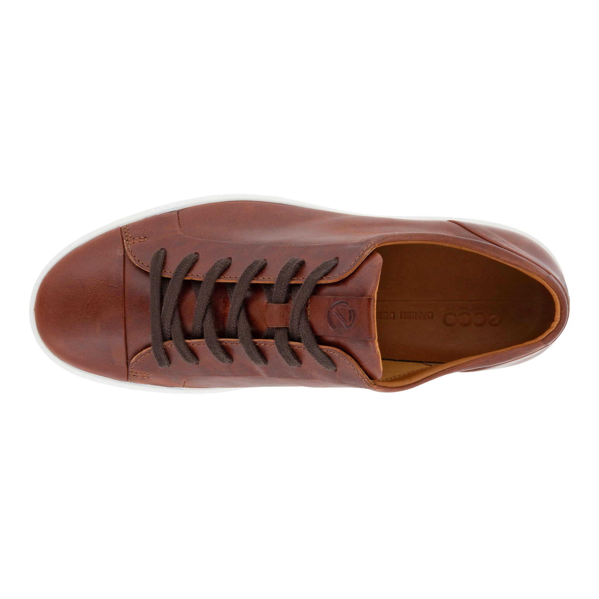 ECCO Soft 7 (470364) - Mens Casual Lace Shoe in Cognac . ECCO Shoes  | Wisemans | Bantry | West Cork | Ireland