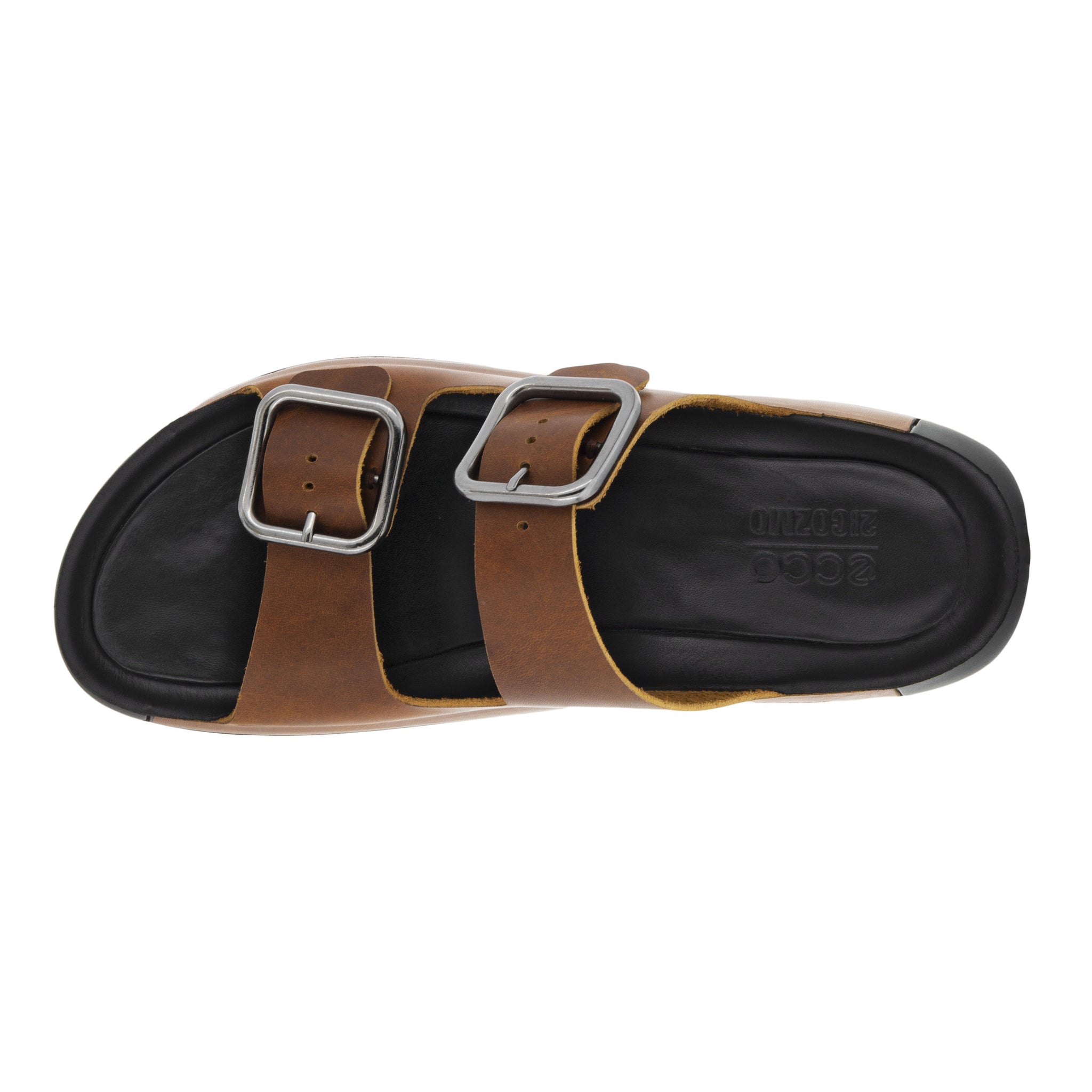 Ecco Cozmo(500934)- Mens Mule with Buckle In Cognac. ECCO Shoes  | Wisemans | Bantry | West Cork | Ireland