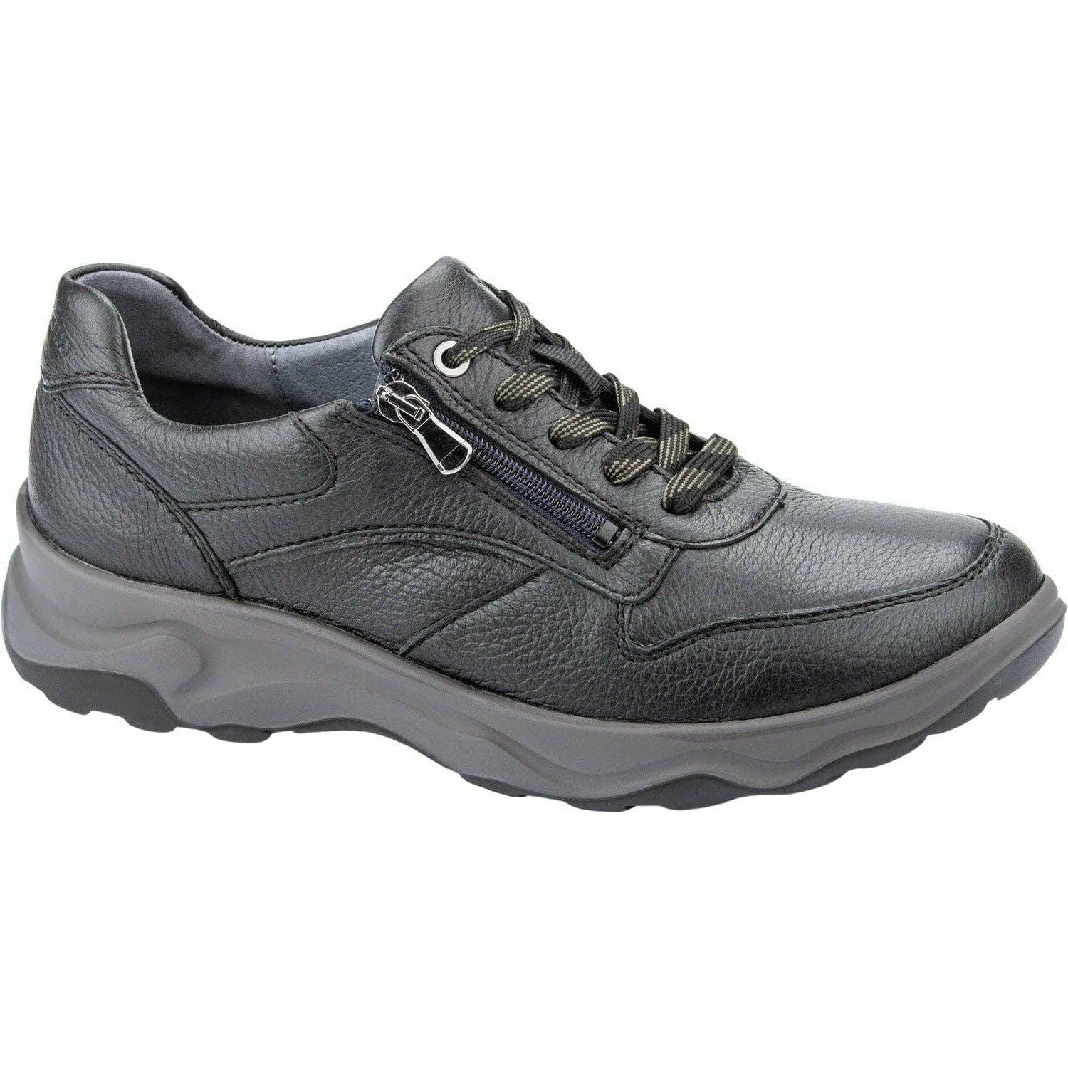 Waldlaufer H-Max - Mens Lace up with Zip Shoe -Wide Fit