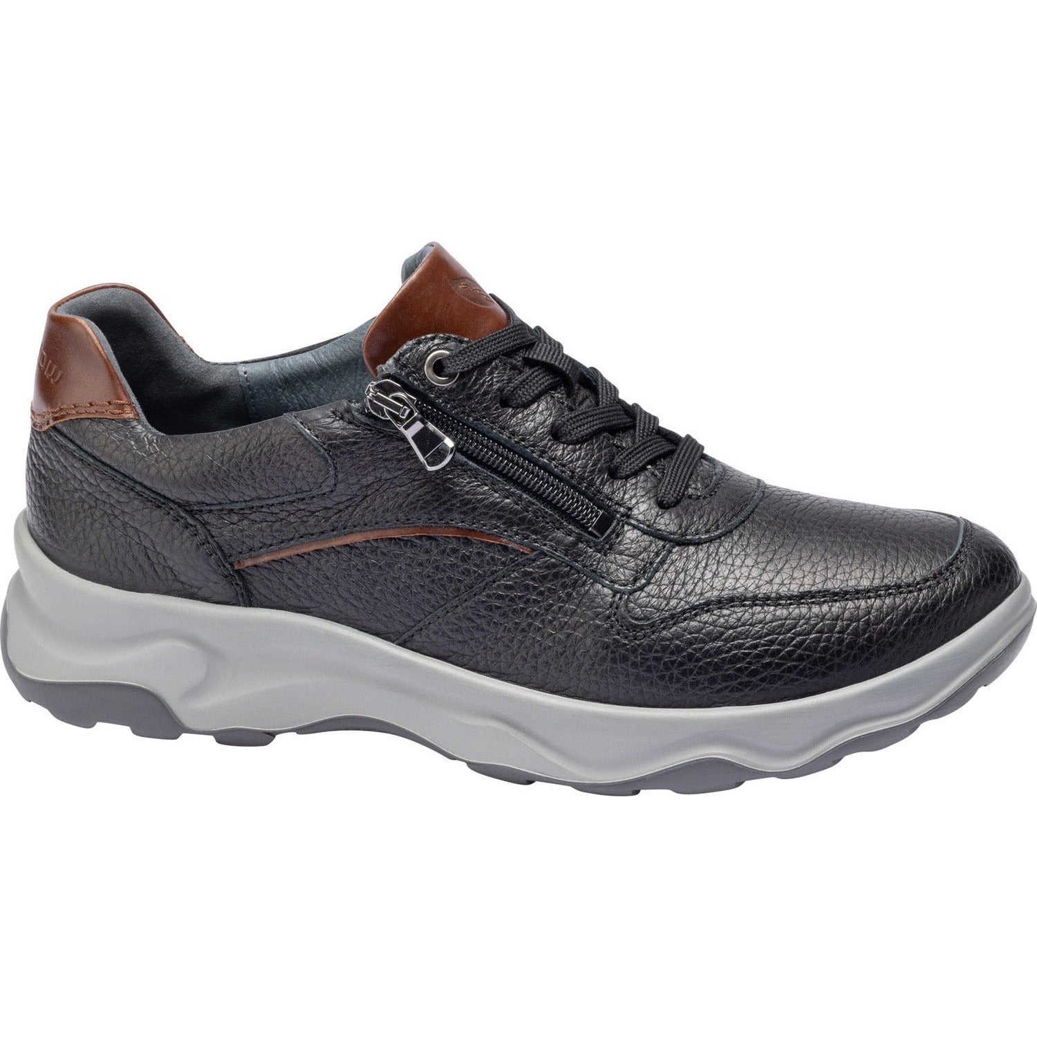 Waldlaufer H-Max (718007) - Mens Lace up with Zip Shoe -Wide Fit .Waldlaufer  | Wide Fit Shoes | Wisemans | Bantry | West Cork | Ireland
