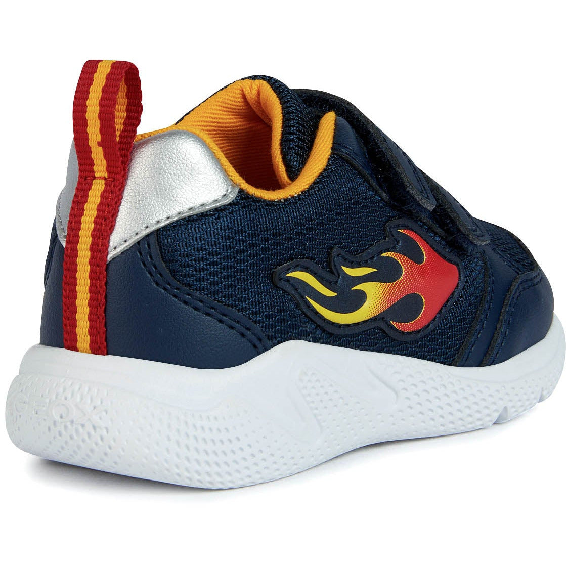 Geox Sprintye(B354UC) - Boys Velcro Trainer in Navy/Yellow .Geox Shoes | Childrens Shoe Fitting | Wisemans | Bantry | West Cork | Ireland