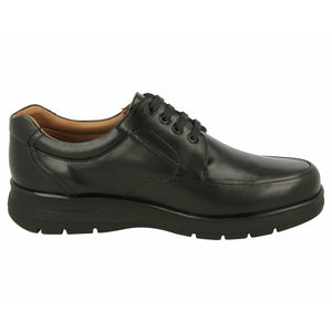 Easy B Congo (89202A)- Men's  Wide Fit Lace Shoe in Black. Easy B Shoes | Wide Fit Shoes | Personal Shoe Fitting Service | Wisemans | Bantry | West Cork | Munster | Ireland