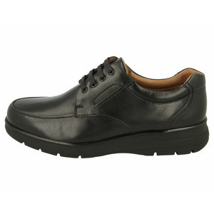 Easy B Congo (89202A)- Men's  Wide Fit Lace Shoe in Black. Easy B Shoes | Wide Fit Shoes | Personal Shoe Fitting Service | Wisemans | Bantry | West Cork | Munster | Ireland