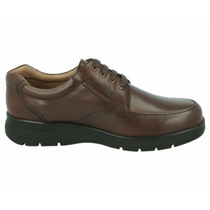 Easy B Congo (89202B)- Mens Wide Fit Lace Shoe in Brown. Easy B Shoes | Wide Fit Shoes | Personal Shoe Fitting Service | Wisemans | Bantry | West Cork | Munster | Ireland