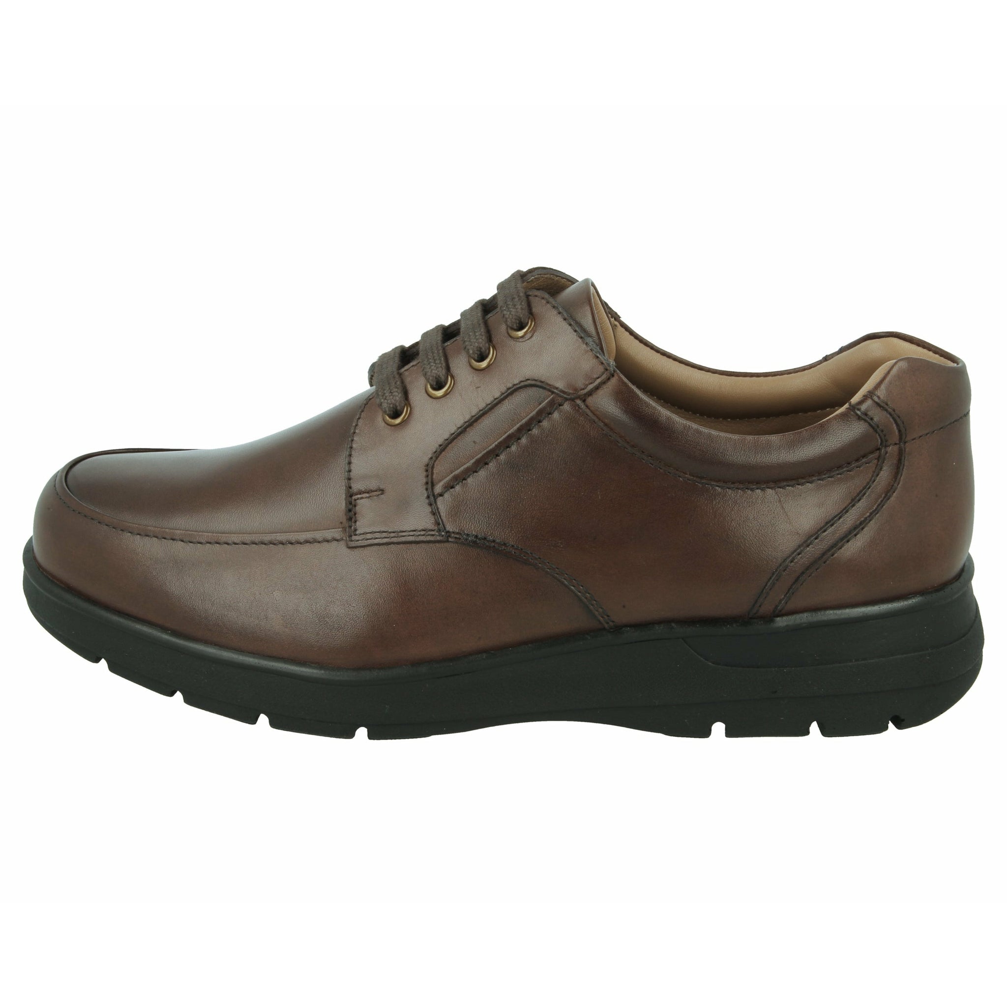 Easy B Congo (89202B)- Mens Wide Fit Lace Shoe in Brown. Easy B Shoes | Wide Fit Shoes | Personal Shoe Fitting Service | Wisemans | Bantry | West Cork | Munster | Ireland