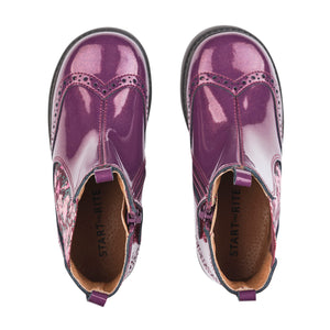 Start-Rite Chelsea(1727-1)- Girls Ankle Boot in Pruple Patent .Start-Rite Shoes | Back 2 School | Wisemans | Bantry | West Cork | Munster | Ireland