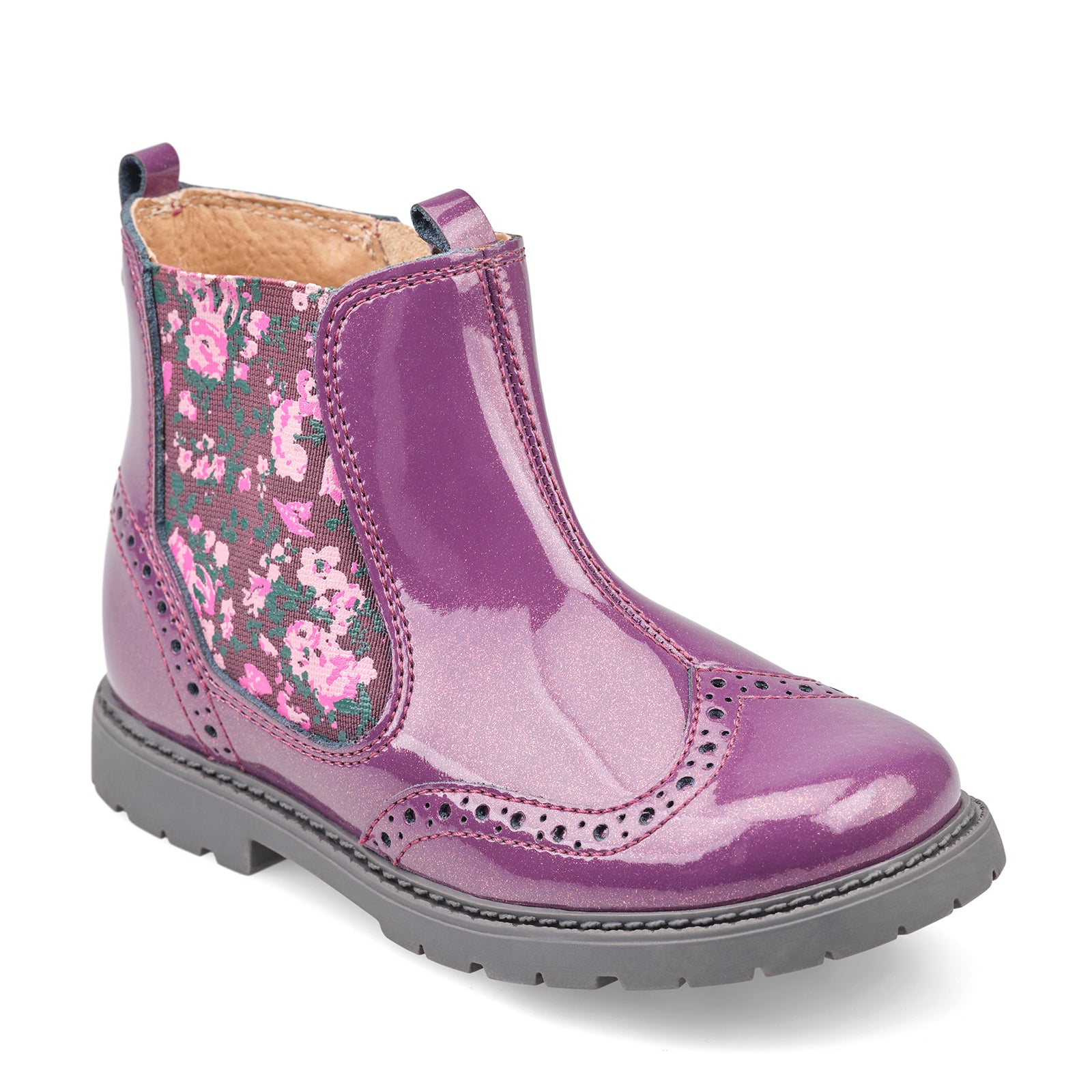 Start-Rite Chelsea(1727-1)- Girls Ankle Boot in Pruple Patent .Start-Rite Shoes | Back 2 School | Wisemans | Bantry | West Cork | Munster | Ireland