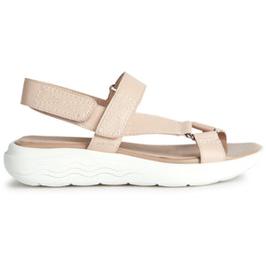 GEOX Spherica (D25ADA) - Ladies Sandal in Nude. Geox Shoes | Wisemans | Bantry | West Cork | Ireland