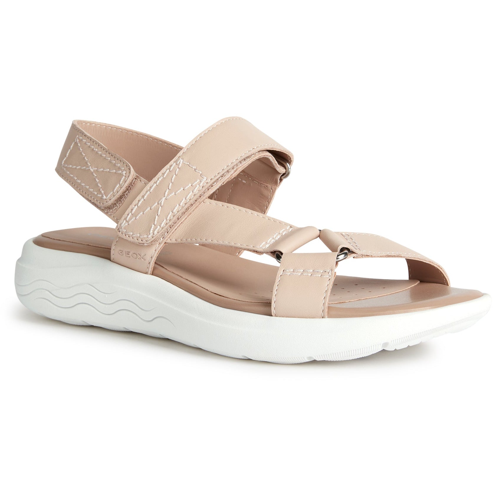 GEOX Spherica (D25ADA) - Ladies Sandal in Nude. Geox Shoes | Wisemans | Bantry | West Cork | Ireland