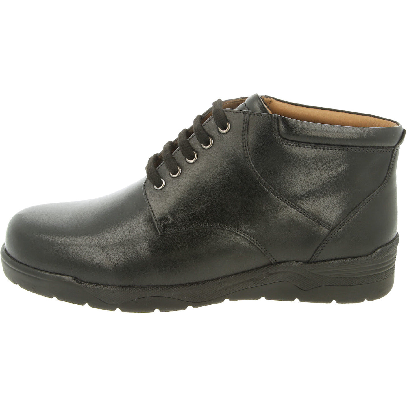 Easy B Douglas(89220) - Men's Wide Fit Lace Ankle Boot in Black. Easy B Shoes | Wide Fit Shoes | Personal Shoe Fitting Service | Wisemans | Bantry | West Cork | Munster | Ireland