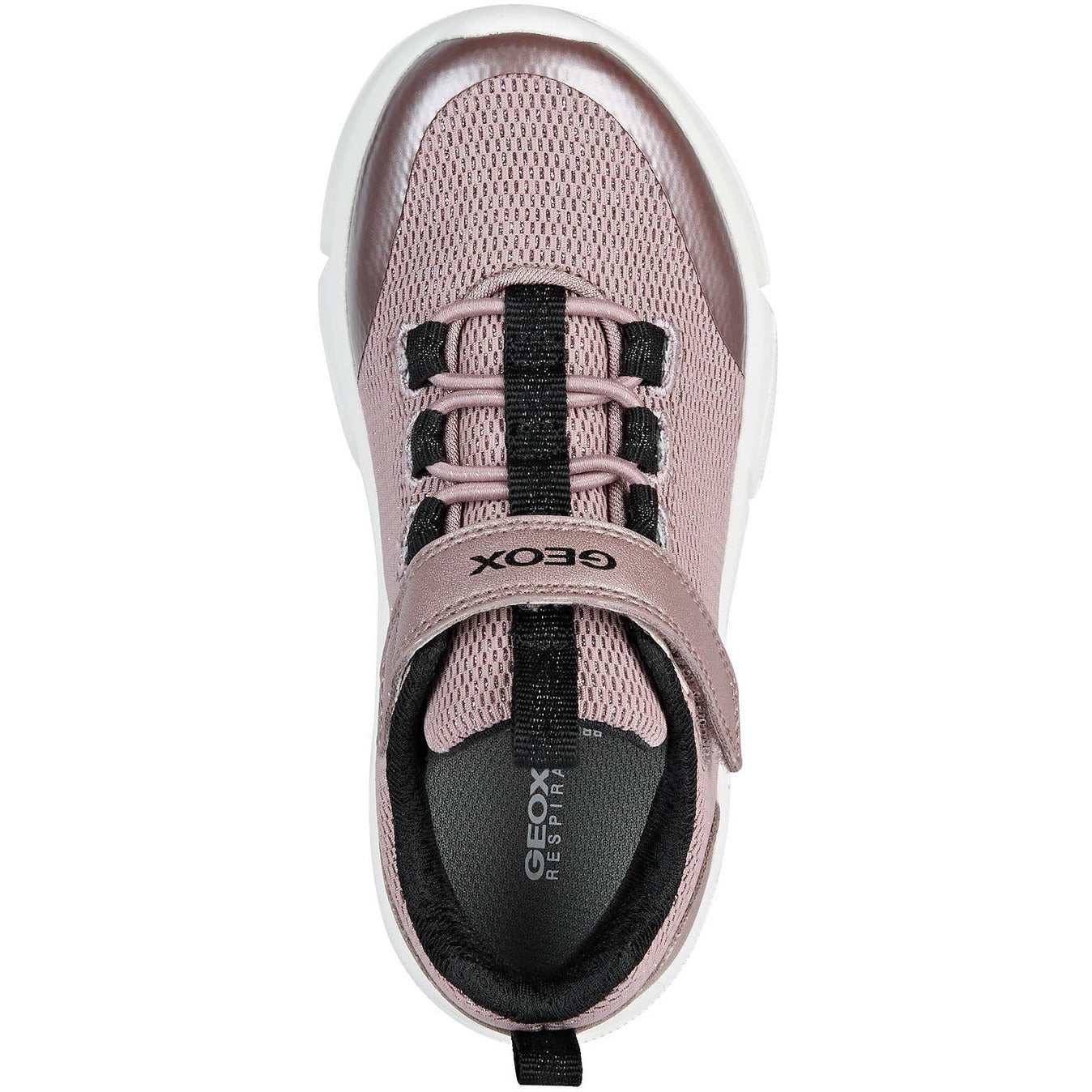 Geox Aril(J16DLB)- Girls Velcro Trainer in Pink . Geox Shoes | Childrens Shoe Fitting | Wisemans | Bantry | West Cork | Ireland