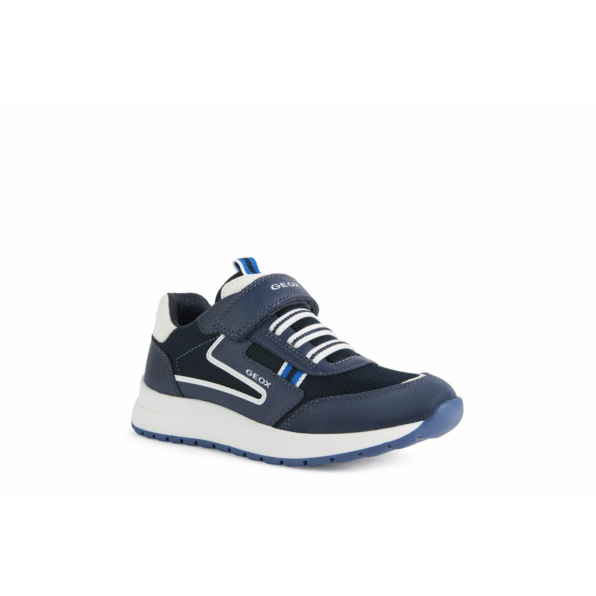 GEOX Briezee (J25GMB)- Boys Velcro Shoe in Navy.  Geox Shoes | Childrens Shoe Fitting | Wisemans | Bantry | West Cork | Ireland
