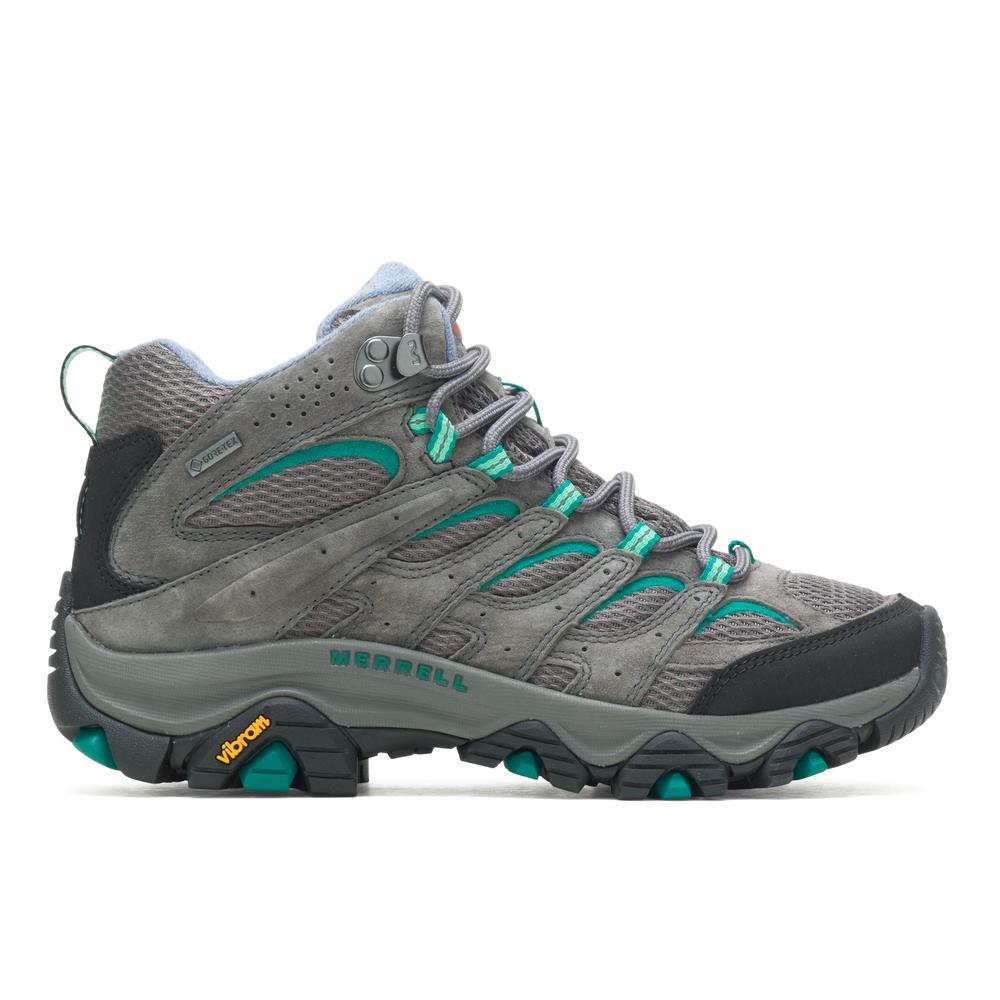 Merrell Moab Mid GTX (J500236) - Ladies GOre-Tex Hiking Boot in Grey/Green . Merrell Shoes & Boots  | Wisemans | Bantry | West Cork | Ireland