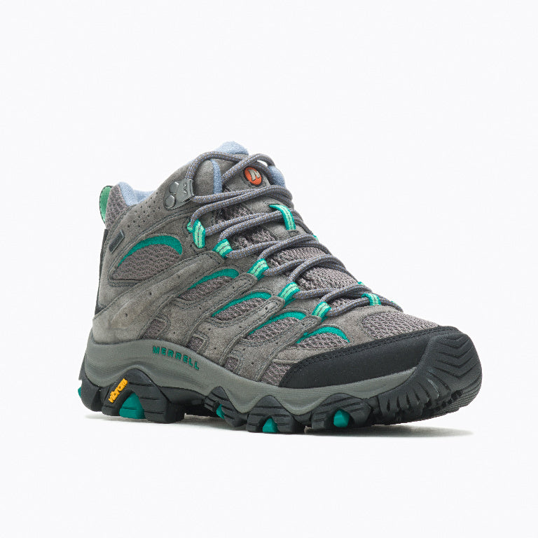 Merrell Moab Mid GTX (J500236) - Ladies GOre-Tex Hiking Boot in Grey/Green . Merrell Shoes & Boots  | Wisemans | Bantry | West Cork | Ireland