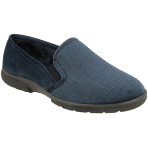 Easy B Hallam (81010N) - Men's Wide Fit House Shoe . Easy B Shoes | Wide Fit Shoes | Wisemans | Bantry | West Cork | Ireland