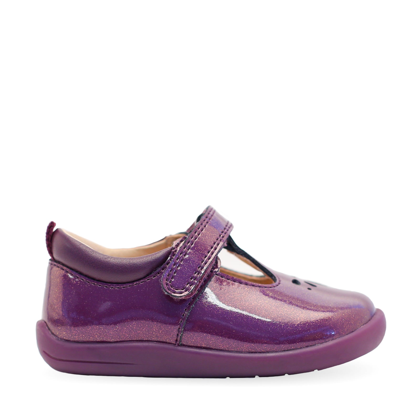 Start-Rite Puzzle(0779_8)- Girls Velcro Shoe in Purple Patent. Start-Rite Shoes | Personal Shoe Fitting Service | Wisemans | Bantry | West Cork | Munster | Ireland