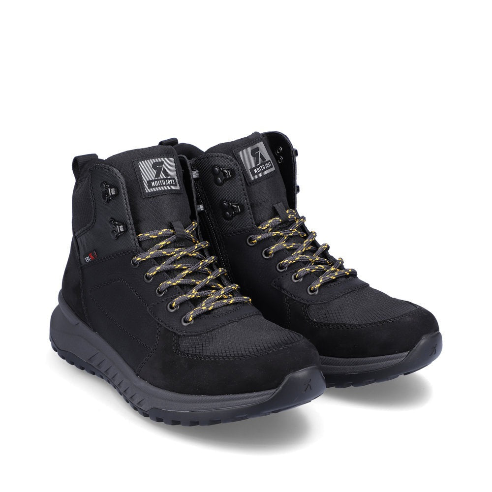 Rieker Evolution U0170-Mens Ankle Boot in black with Tex Lining. Rieker Evolution Shoes | Wisemans | Bantry | West Cork | Ireland