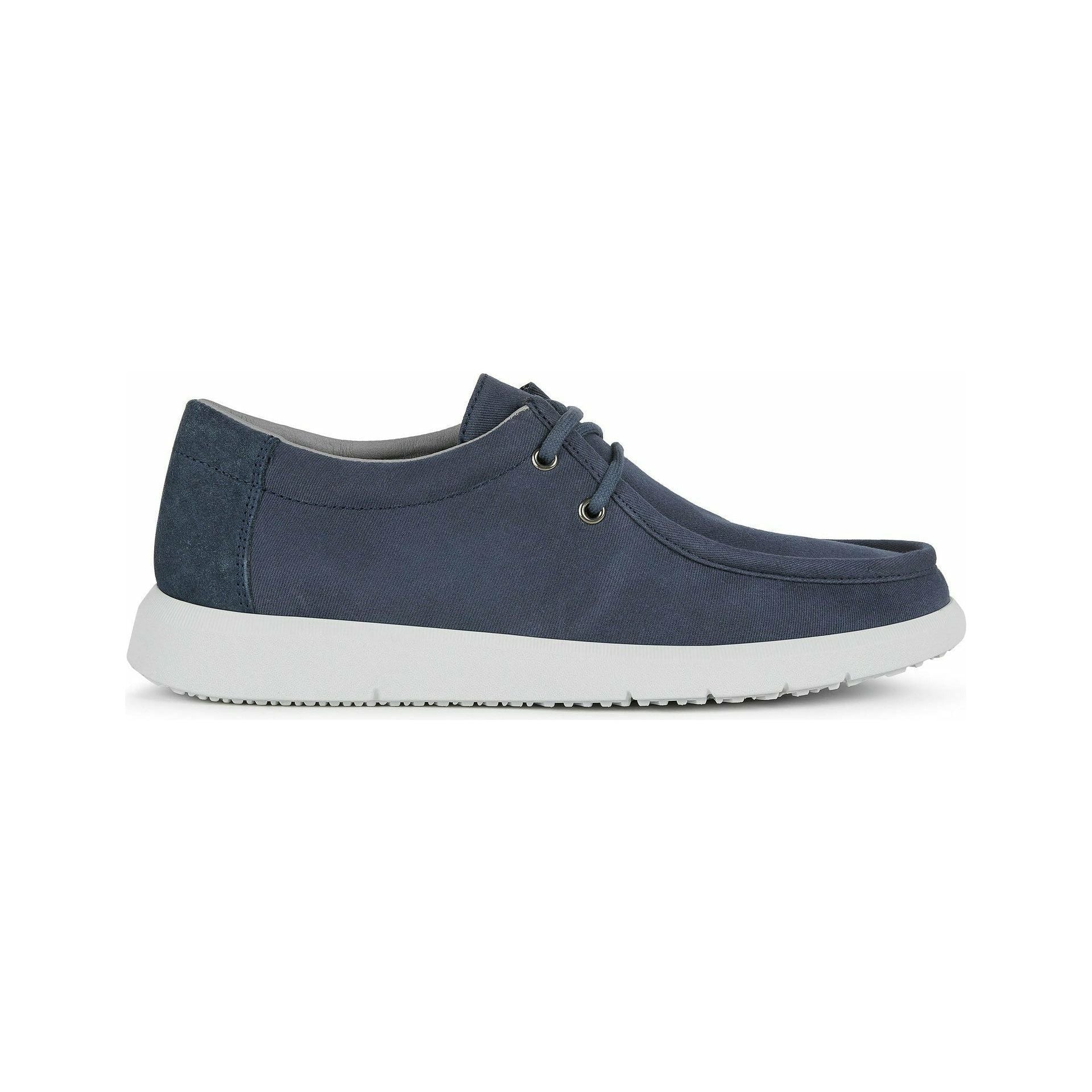 Geox Errico - Men's Canvas Lace Shoe in Navy | Geox Shoes | Wisemans | Bantry | West Cork | Munster | Ireland