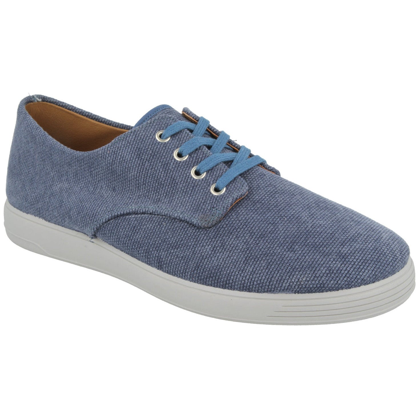 Easy B Washington(82028N)  - Men's Extra Wide Fit Canvas Lace. Easy B Shoes | Wide Fit Shoes | Wisemans | Bantry | West Cork | Ireland