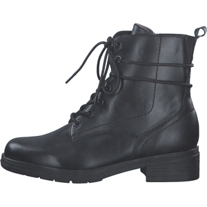 Tamaris (8-8-85221) - Ladies Ankle Boot with lace & zip in Black. Tamaris Comfort Shoes | Wisemans | Bantry | West Cork | Munster | Ireland