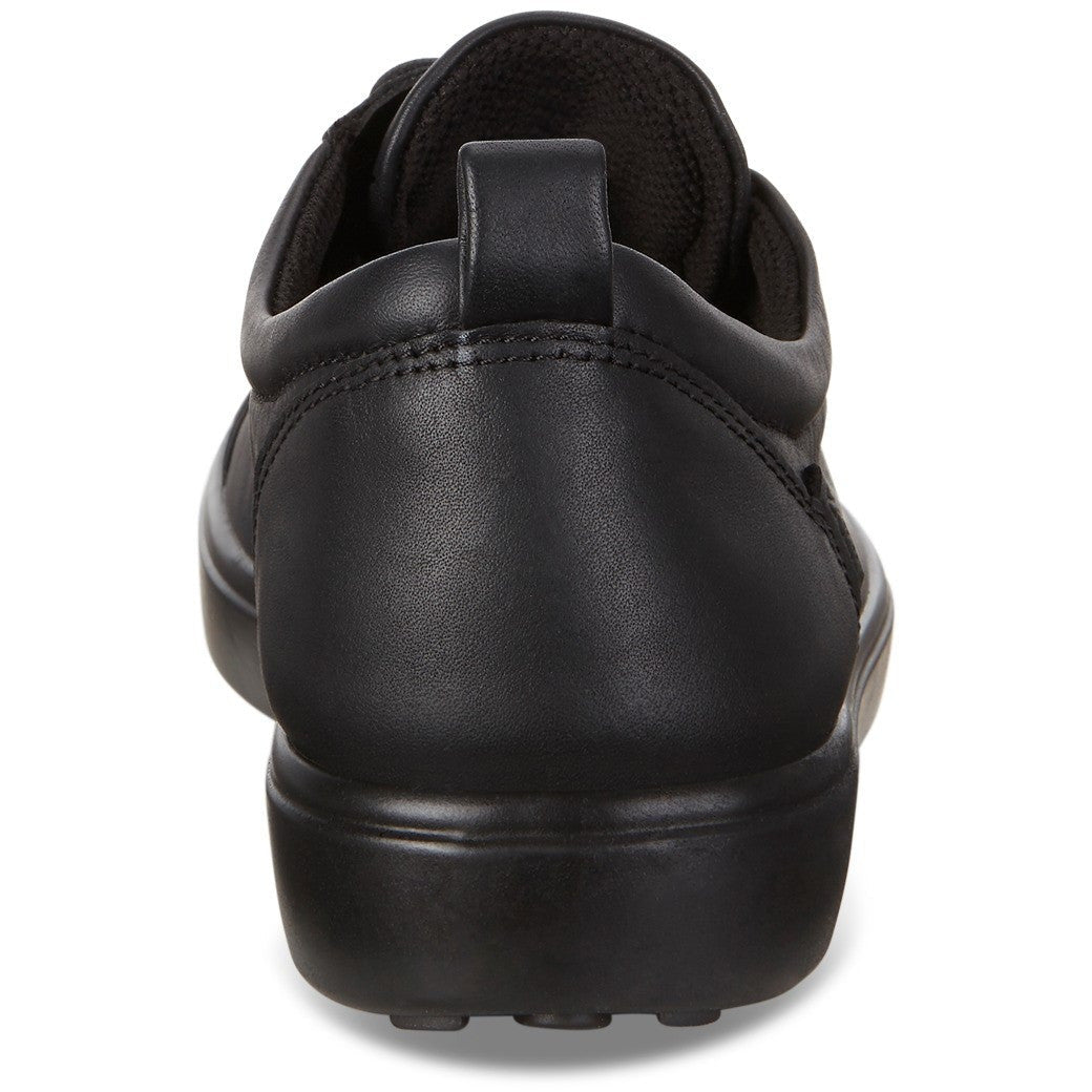 Ecco Soft 7 (440303)- Ladies Lace Trainer in Black.  Ecco Shoes | Wisemans | Bantry | West Cork | Ireland